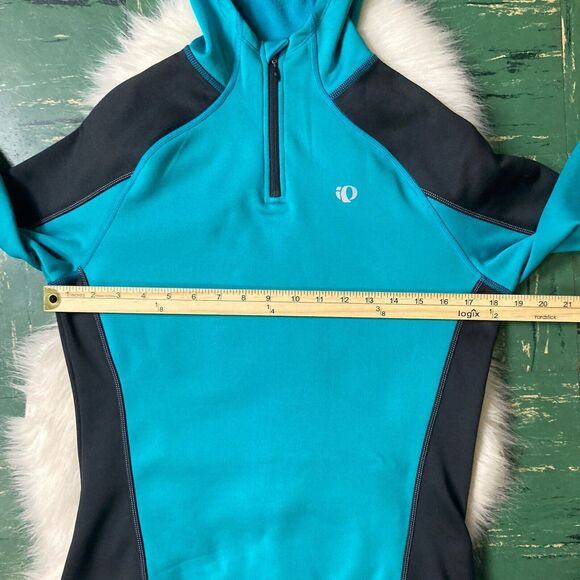 Pearl Izumi Symphony Thermal Hoodie Womens Size Large Lined 1/4 Zip Cycling Pink - Picture 10 of 10